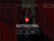 Tablet Screenshot of gothicinn.com